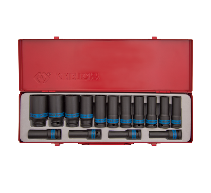 Juego de Socket Impacto Largo 1/2" 10-32 mm 15 Piezas King Tony