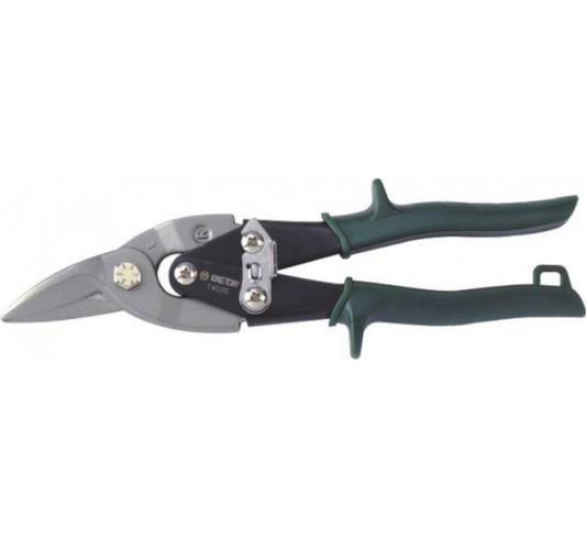 Tijera Aviación Corte Recto y Derecha Verde 10" (74020) King Tony