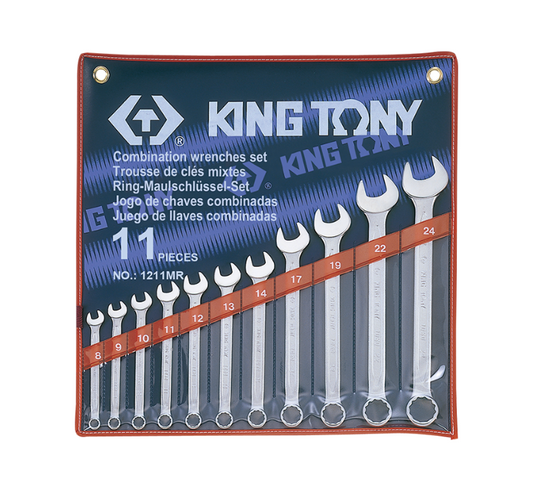Juego de Llave Combinada 11 Piezas 8-24 mm King Tony
