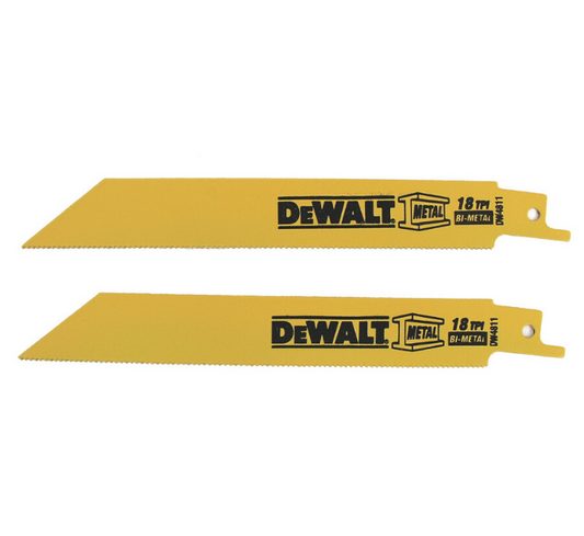 Sierra Sable Madera y Metal 6" x 18D 2 Piezas DeWalt