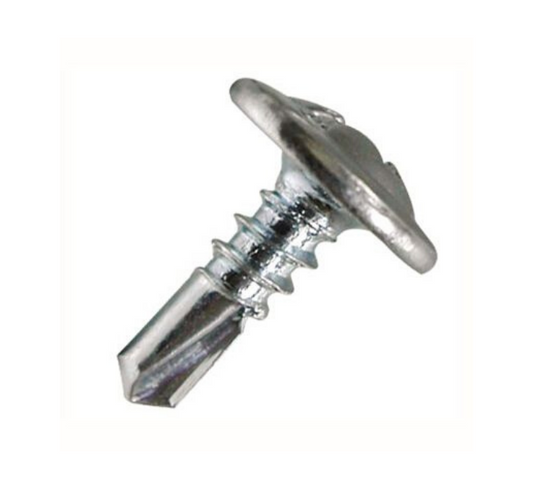 Tornillo para Gypsum Ala Ancha Zincado Punta Broca #8 x 1"