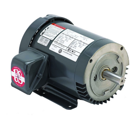 Motor Eléctrico Trifásico 2 HP, 3450 RPM, Frame 56C, 208-230/460V (TEFC)