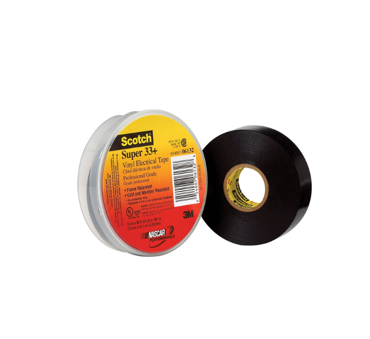 Tape Eléctrico 3/4" x 66 Yardas Super 33+