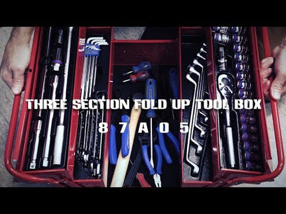 Caja de Herramientas Plegable 5 Gavetas 18" Roja King Tony