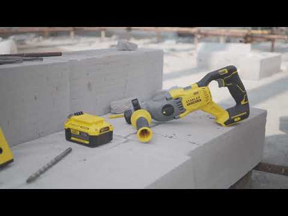 Rotomartillo SDS Plus 20 V 4.0 AH Brushless 2 Baterías + Cargador + STST83319-1 Stanley
