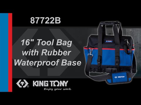 Maletín Impermeable 16" para Herramientas 19 Compartimientos King Tony